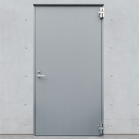 Air-tight, waterproof steel door